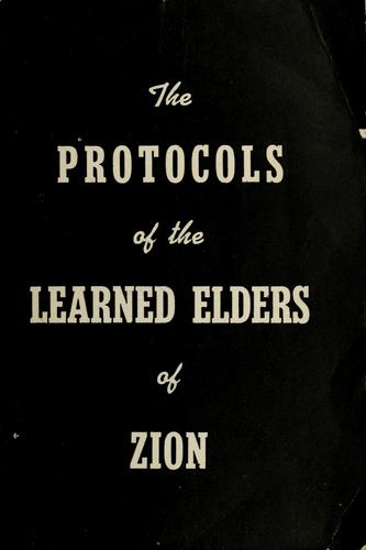 Cover of The Protocols of the Elders of Zion
