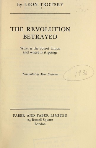 Cover of The Revolution Betrayed