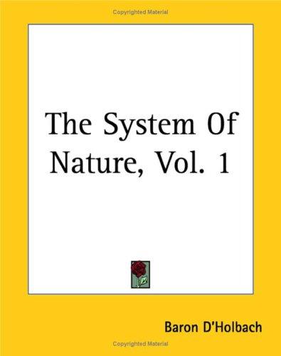 Cover of The System of Nature