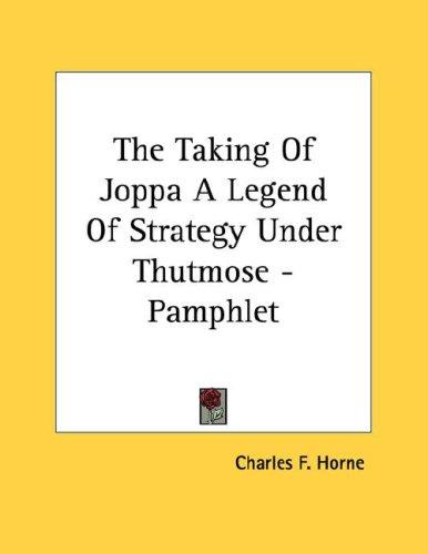 Cover of The Taking of Joppa