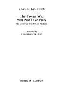 Cover of The Trojan War Will Not Take Place