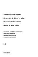Cover of Theaterlexikon der Schweiz