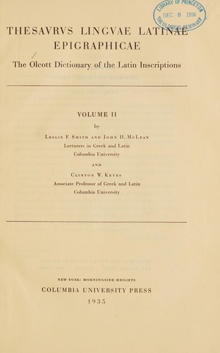 Cover of Thesaurus Linguae Latinae
