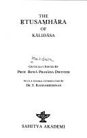 Cover of Ṛtusaṃhāra