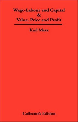 Cover of Wage Labour and Capital