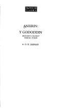 Cover of Y Gododdin